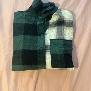 American Eagle Outfitters Green and Black Casual Jacket